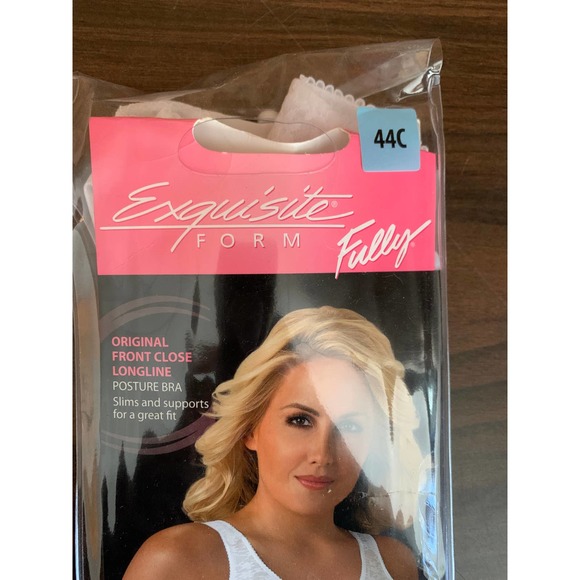 Exquisite Form long line Bra size 44C White new - Picture 4 of 13
